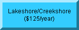 Own property on the lake or creek